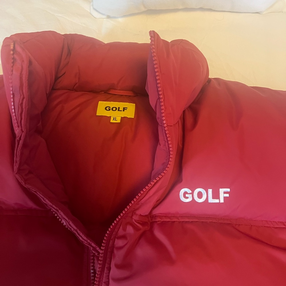 Golf Wang Red Puffer Jacket